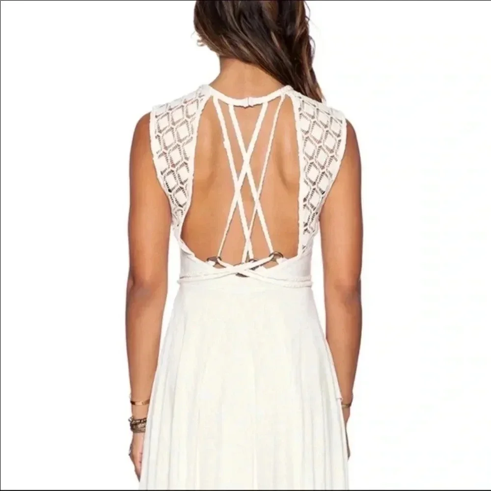 Free people afternoon delight asymmetrical dress - Picture 3 of 11